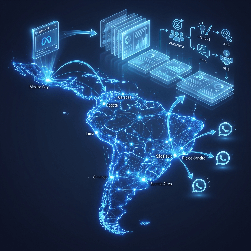 Click-to-WhatsApp Ads 2025: Playbook + Plantillas para LATAM