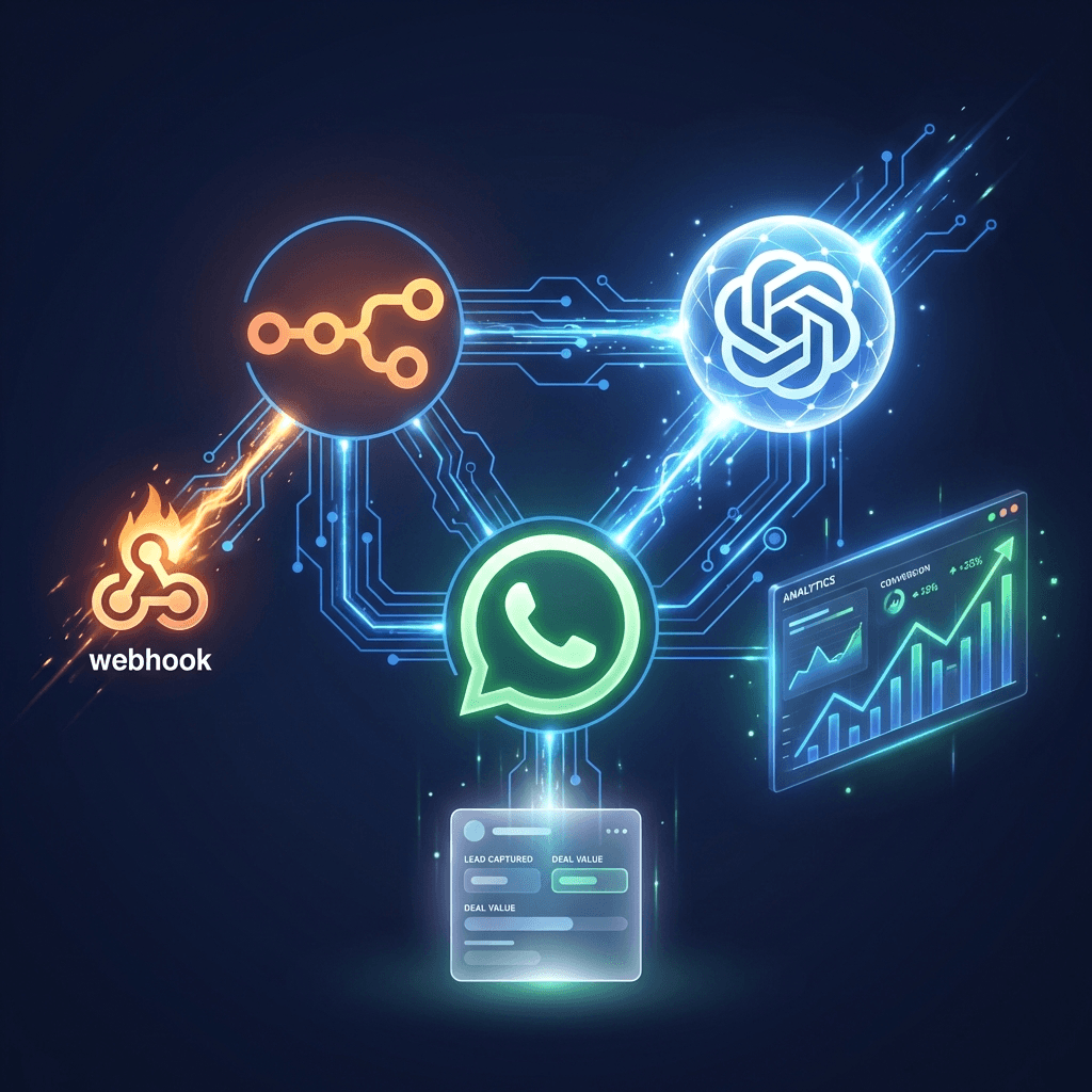 Guía 2025: Cómo integrar n8n + WhatsApp + OpenAI para un chatbot de ventas trazable